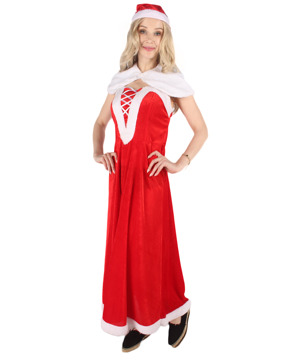 Luxury Miss Santa Costume