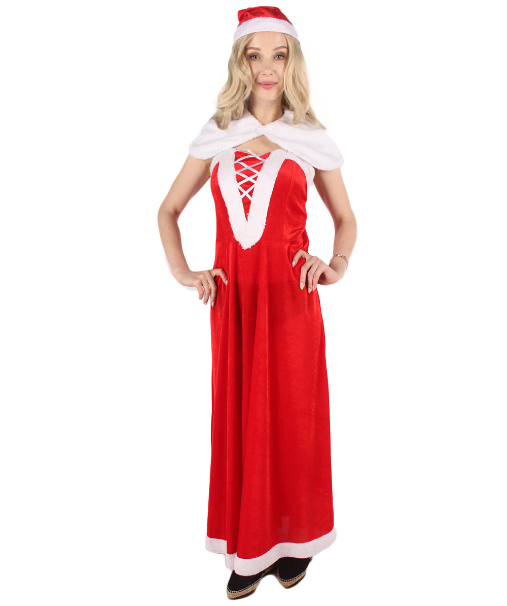 Luxury Miss Santa Costume