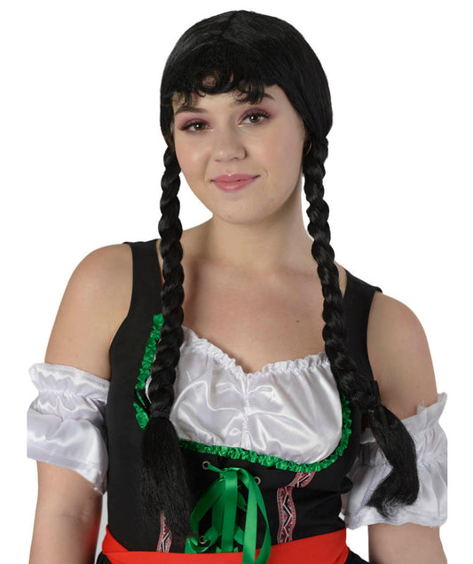 Dutch Braids Black Wig