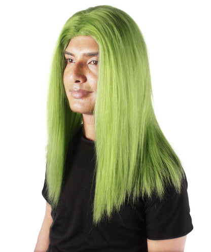 Lime Green Rapper Wig