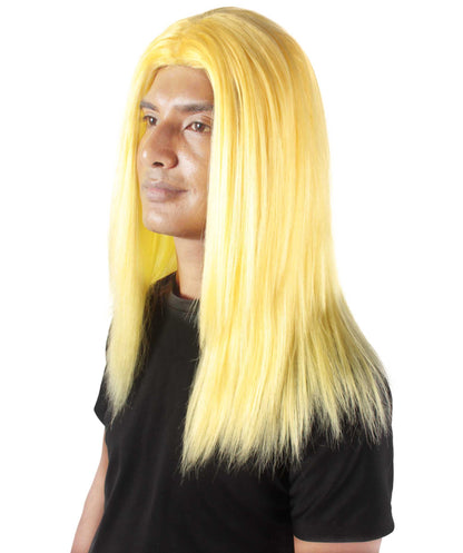 Light Yellow Rainbow Rapper Wig 