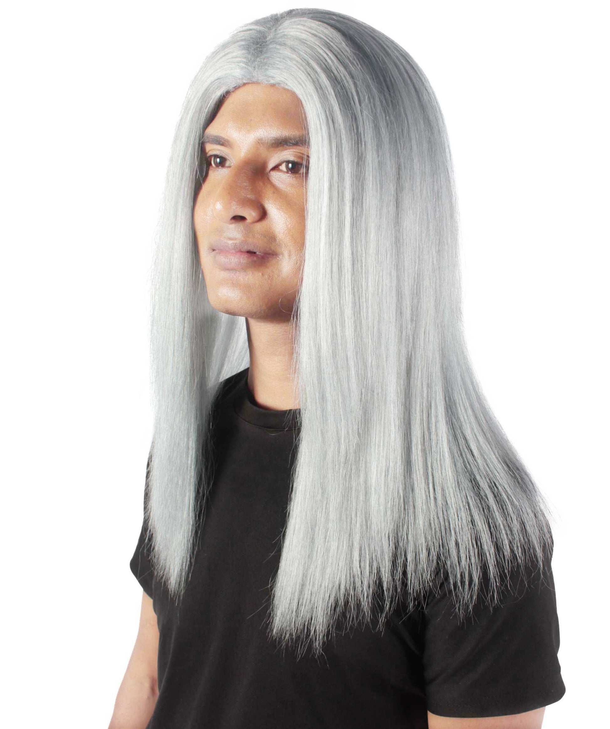 Dark Grey Rapper Wig