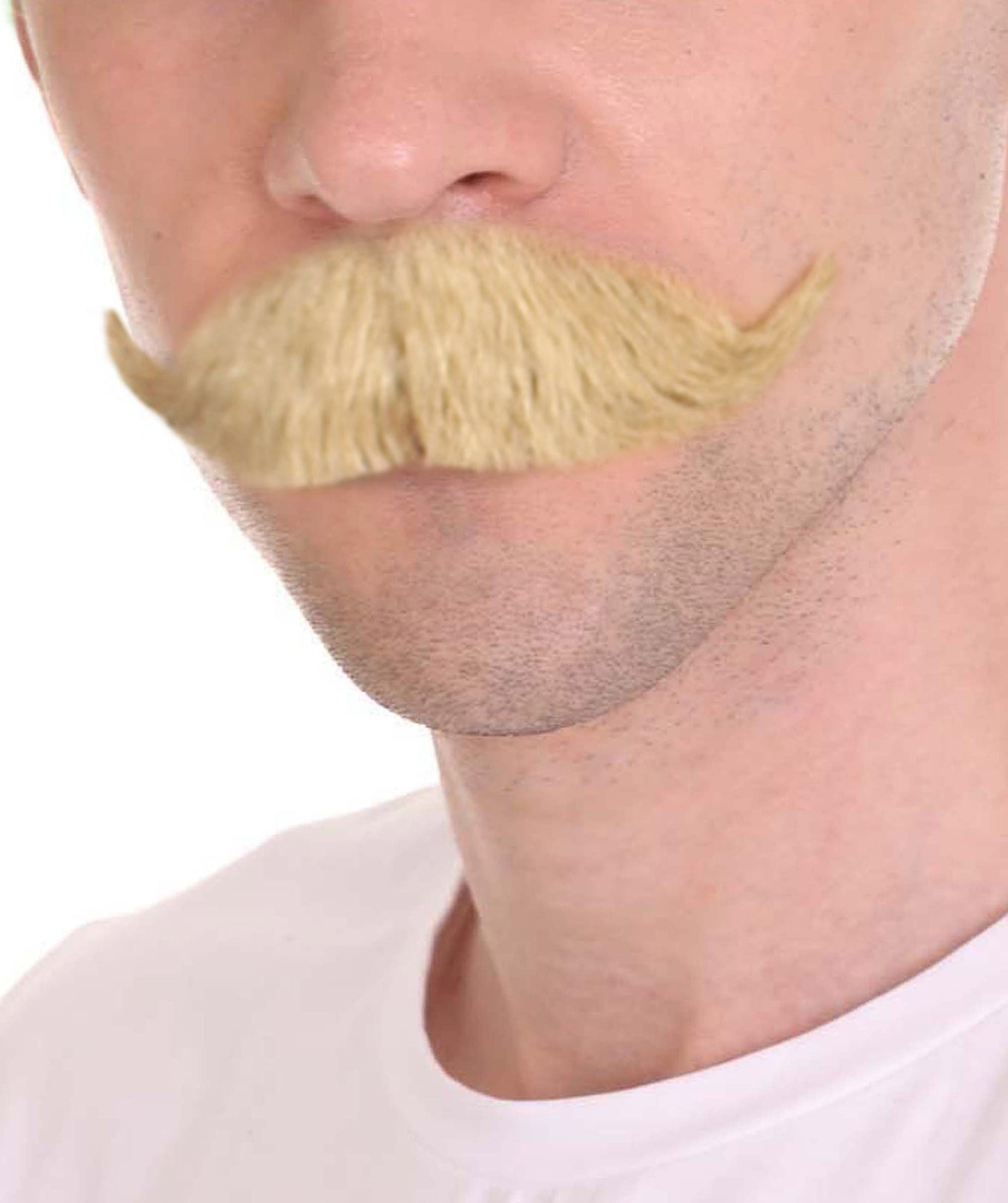 Men's Handlebar Style mustache Set | Blonde Fancy Facial Hair