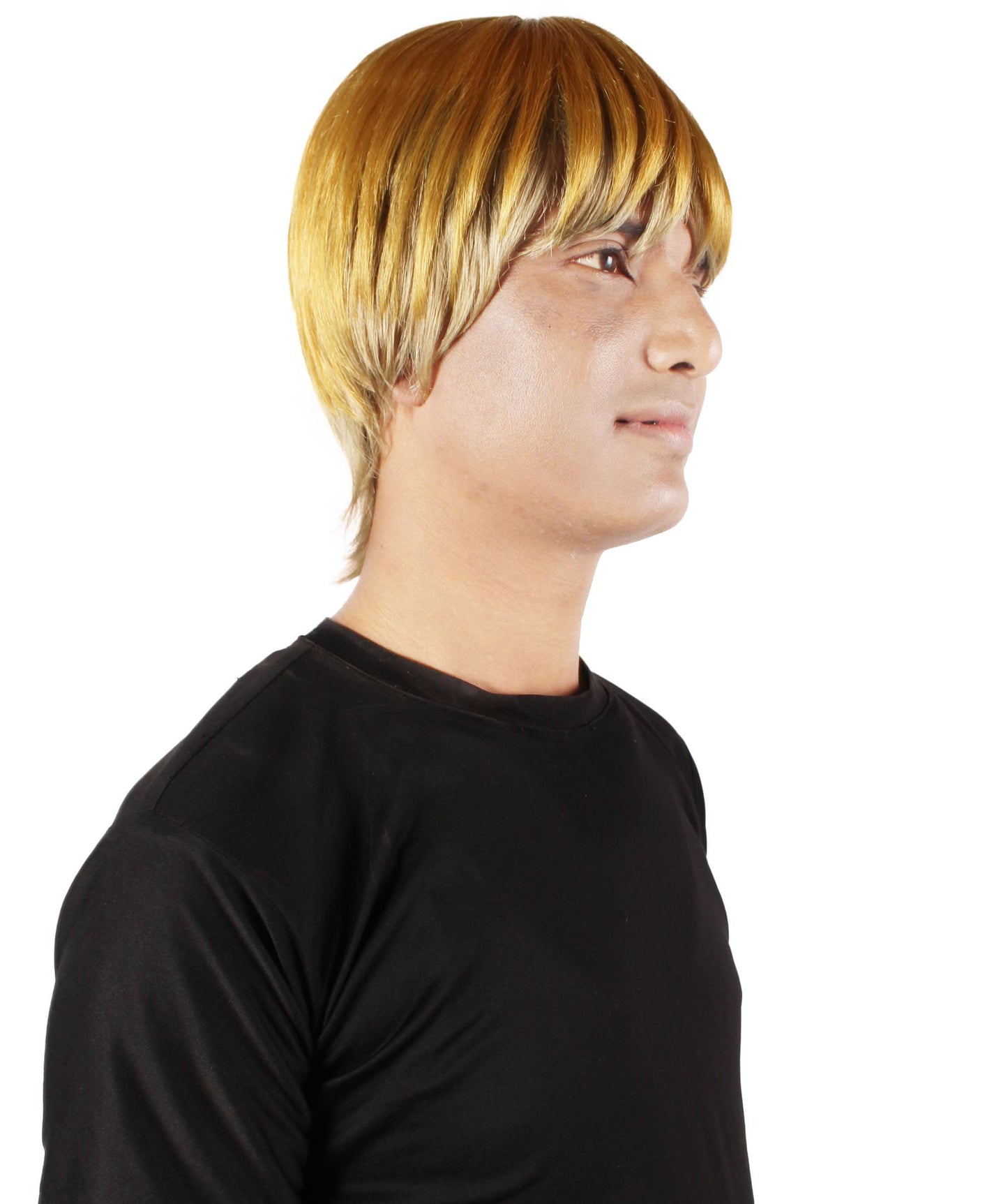 Men's Anime Manga Titan Attack Golden Blonde Undercut Wig