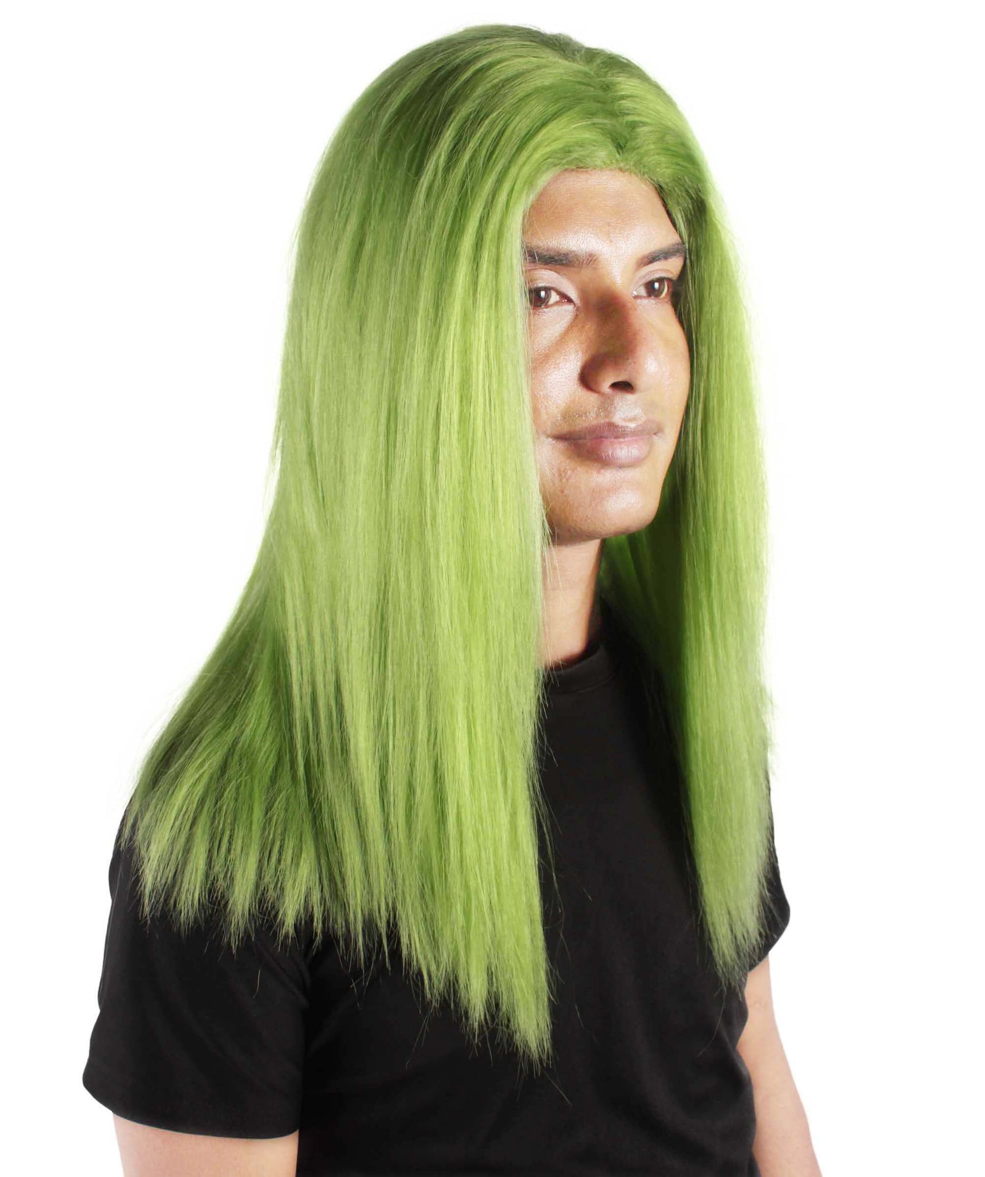 Lime Green Rapper Wig