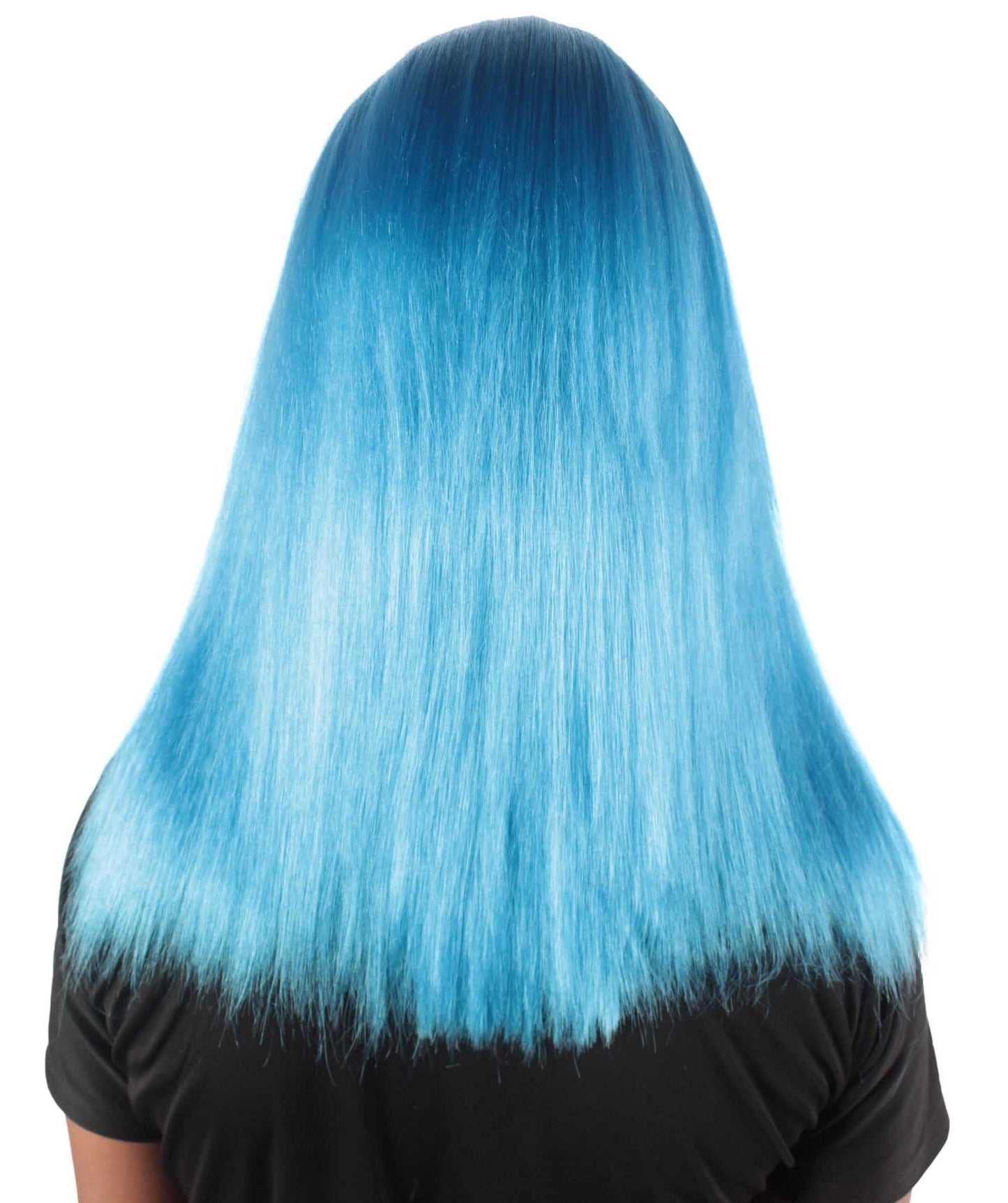 Blue Rainbow Rapper Wig 