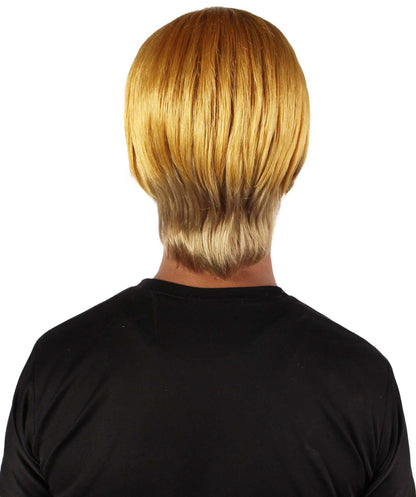 Men's Anime Manga Titan Attack Golden Blonde Undercut Wig