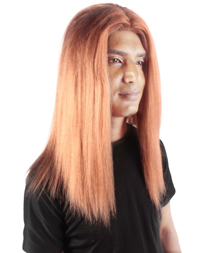 Auburn Brown Rainbow Rapper Wig 