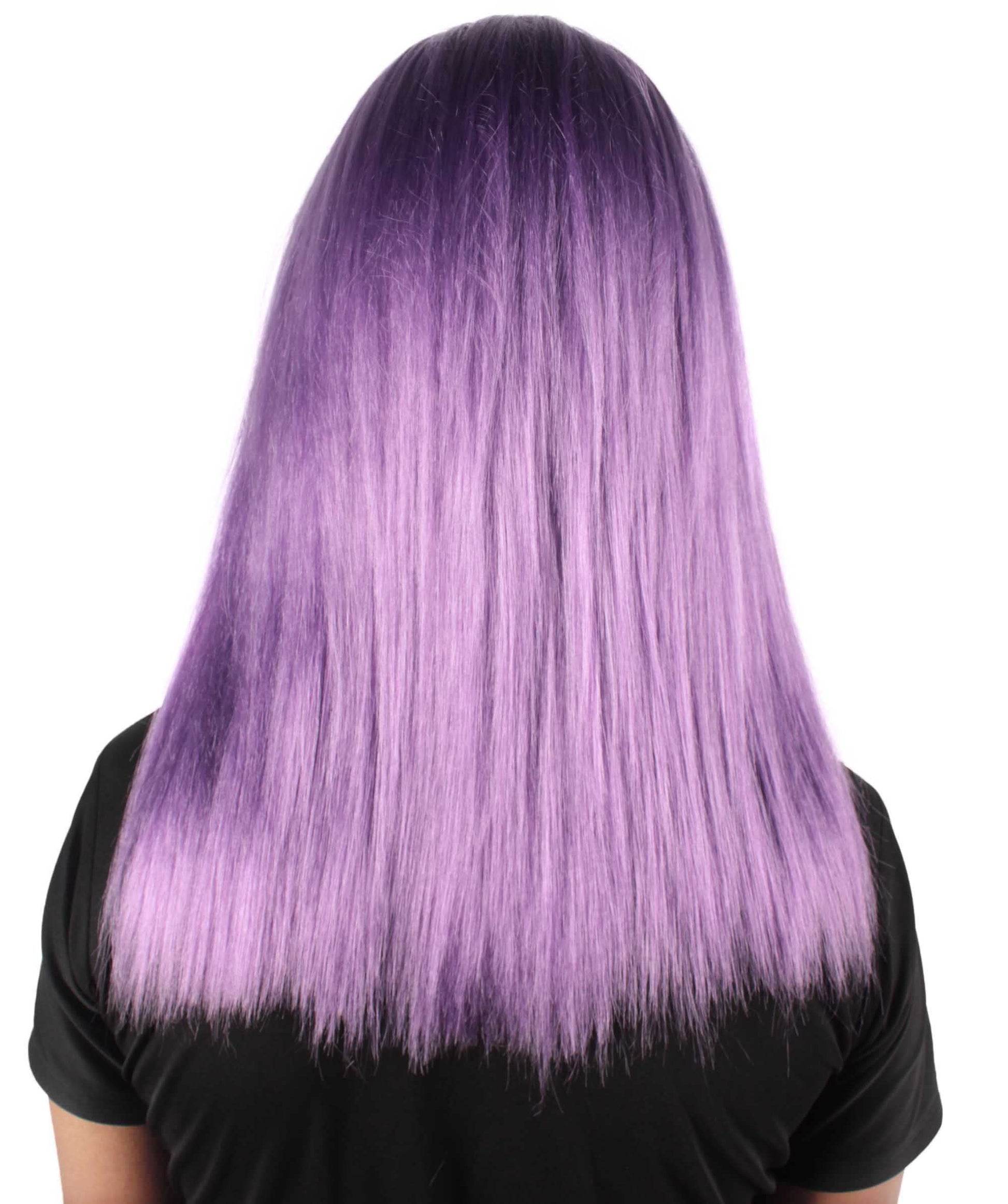 Dark Purple Rapper Wig 