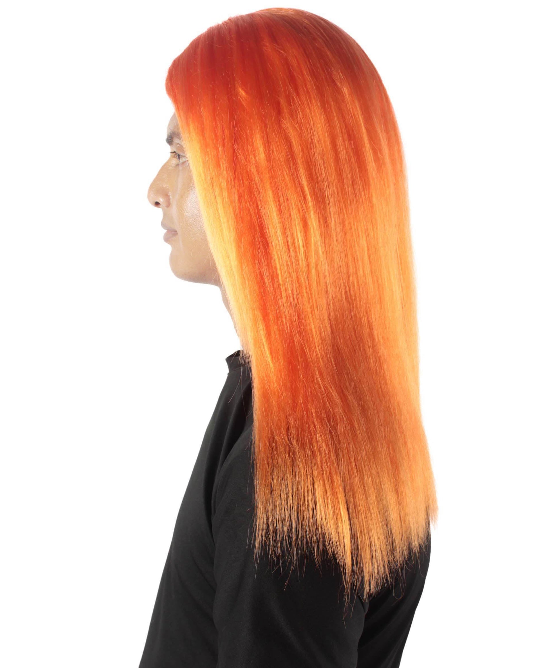 Pumpkin Rainbow Rapper Wig 