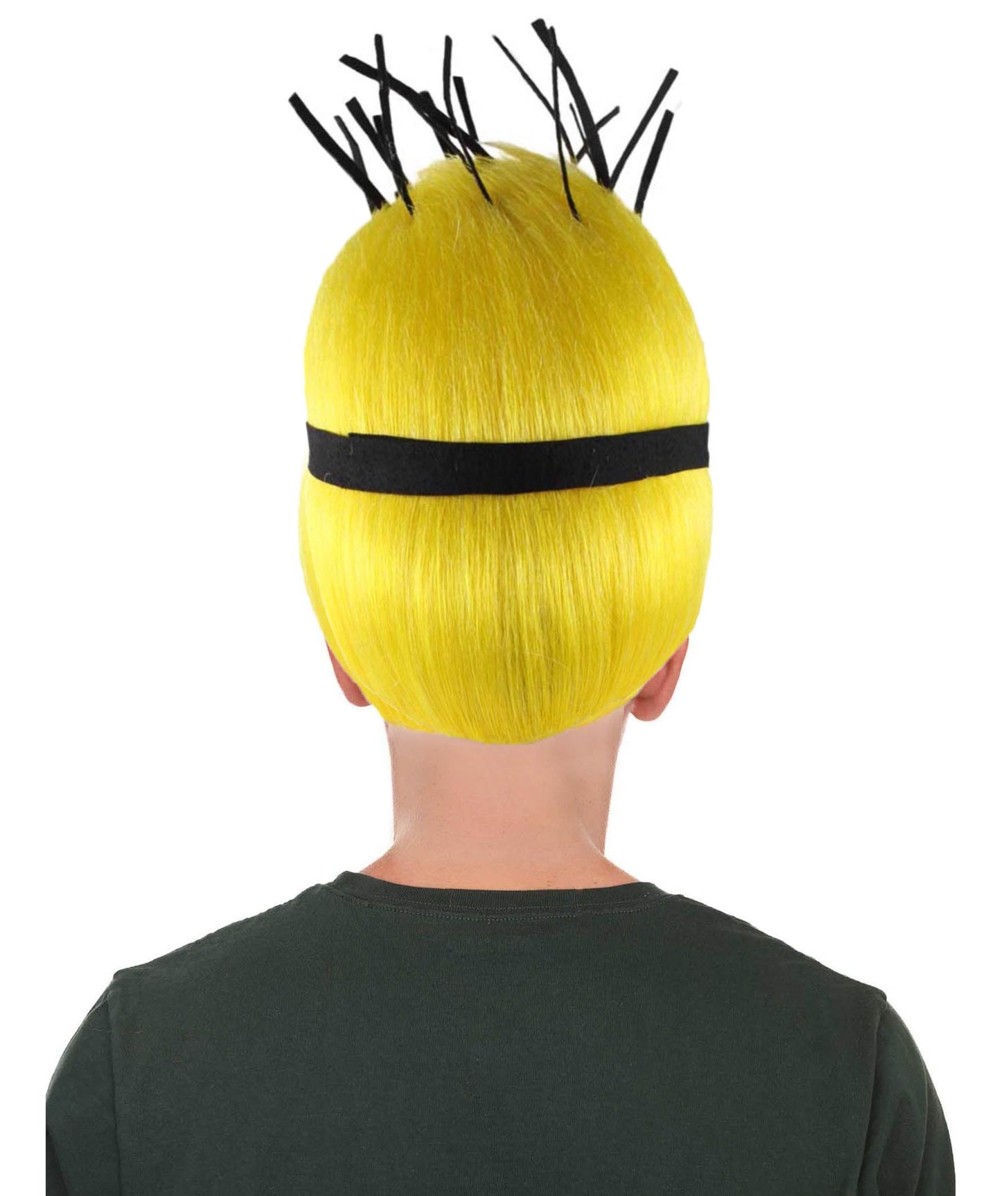 Animation Yellow Men's Wigs | Short Yellow Fancy Wig | Premium Breathable Capless Cap