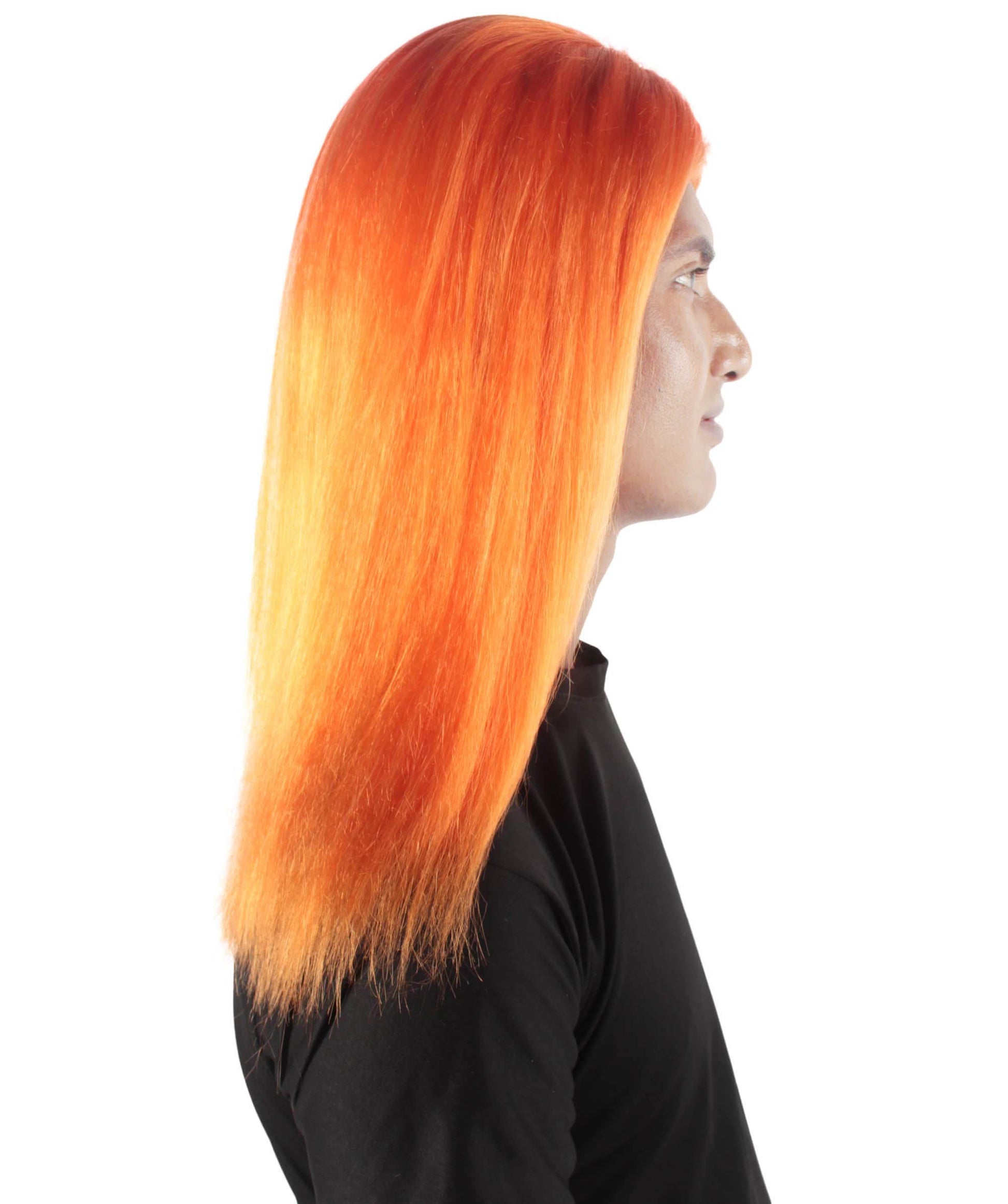 Pumpkin Rainbow Rapper Wig 