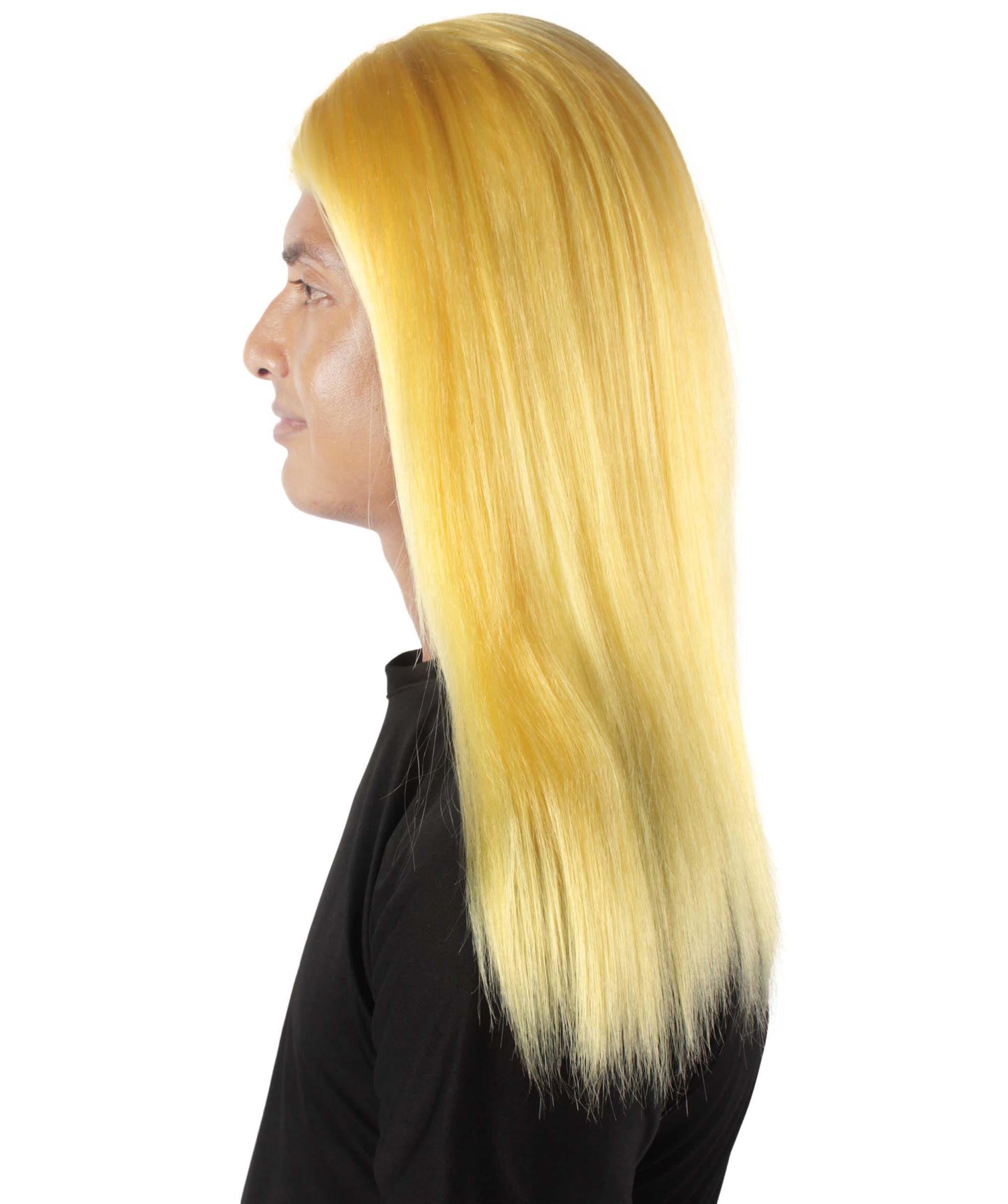 Light Yellow Rainbow Rapper Wig 