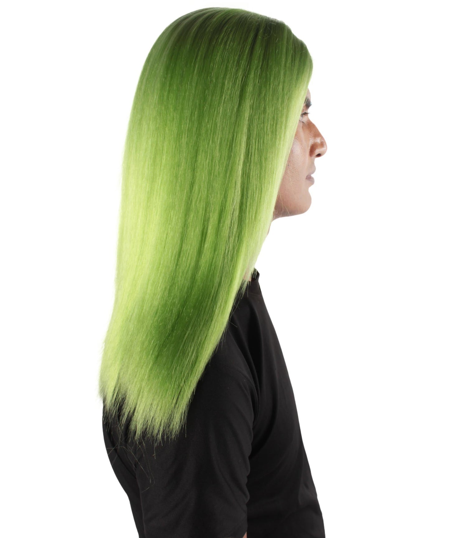 Lime Green Rapper Wig