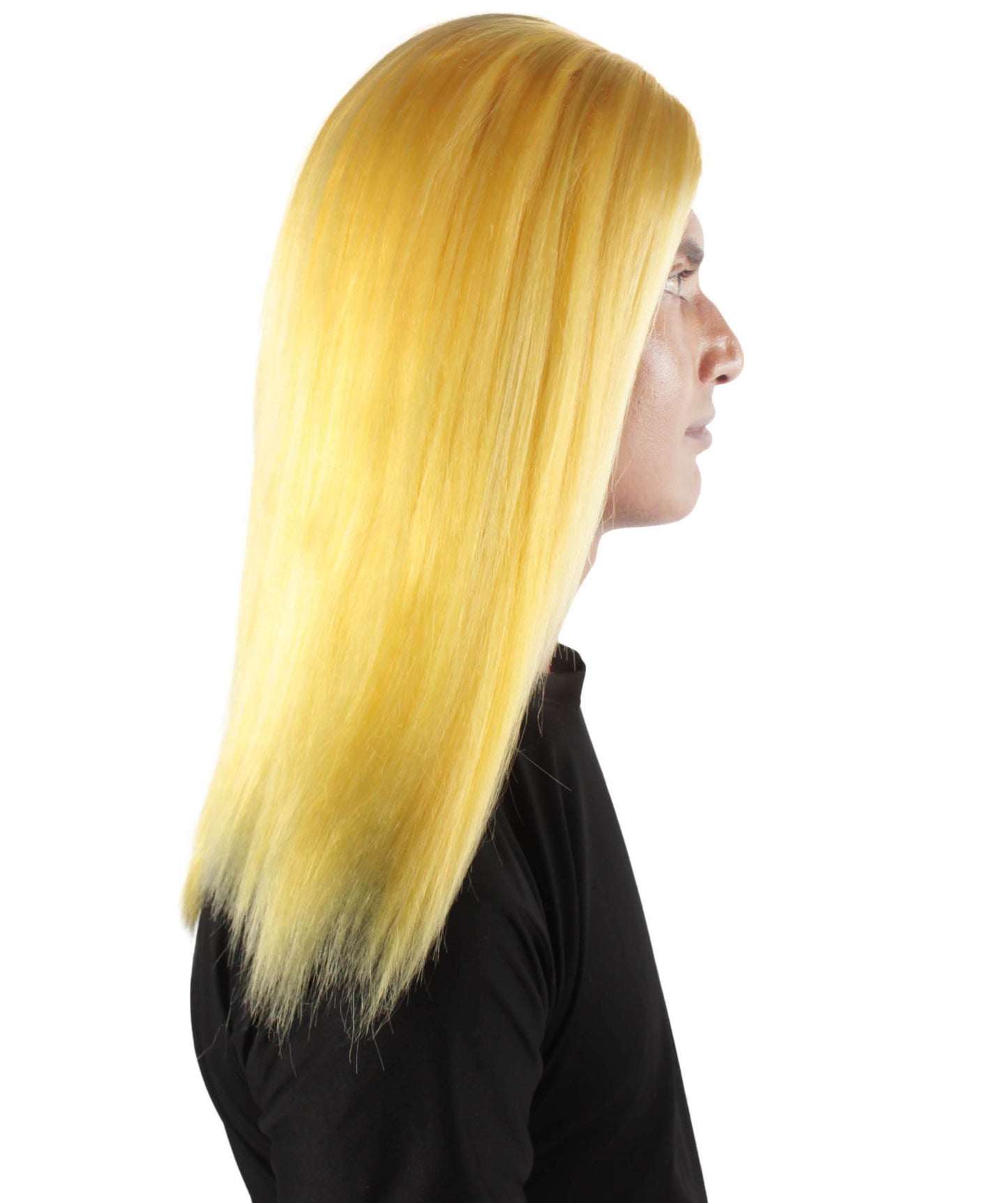 Light Yellow Rainbow Rapper Wig 