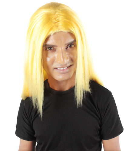 Light Yellow Rainbow Rapper Wig 