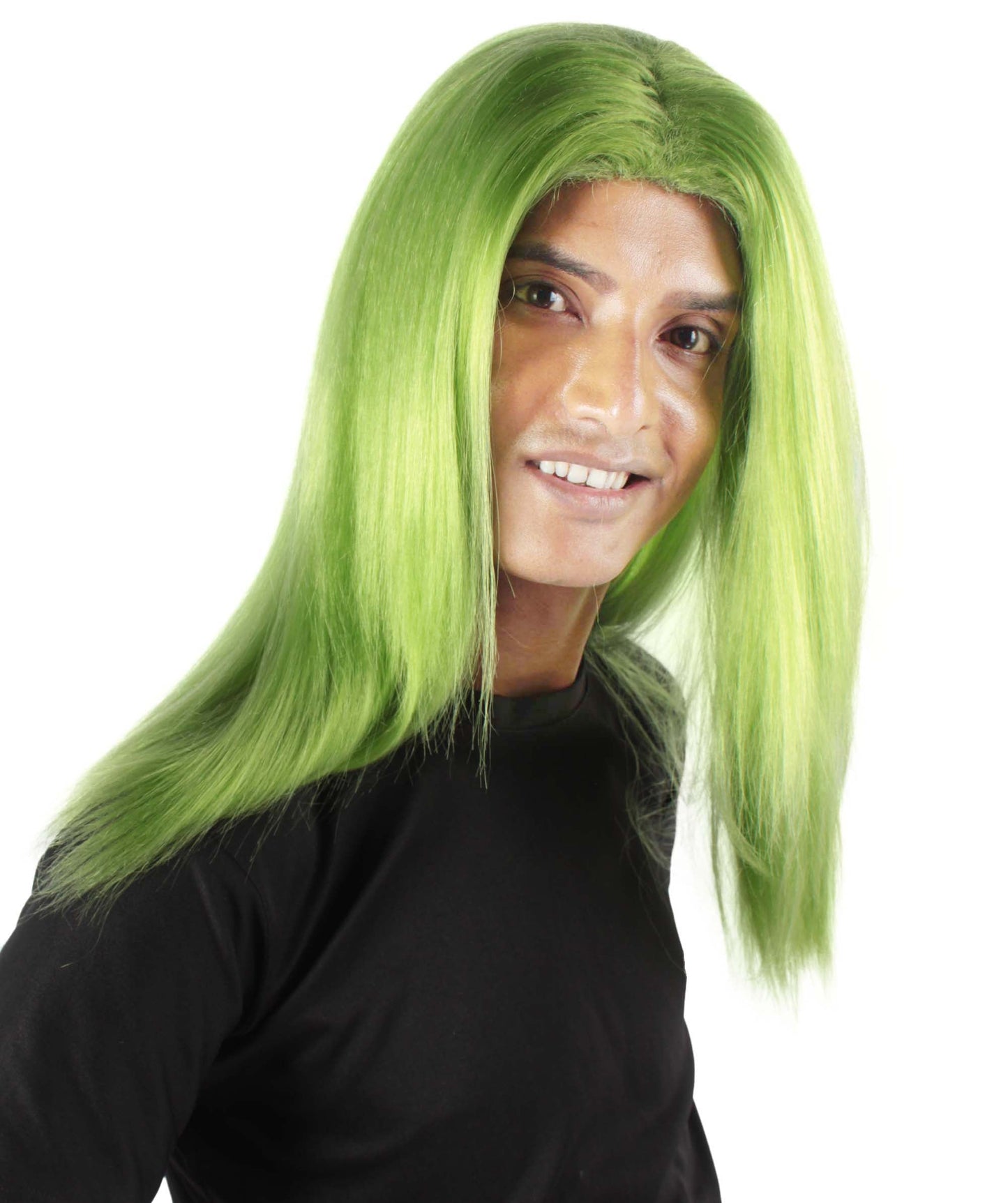 Lime Green Rapper Wig