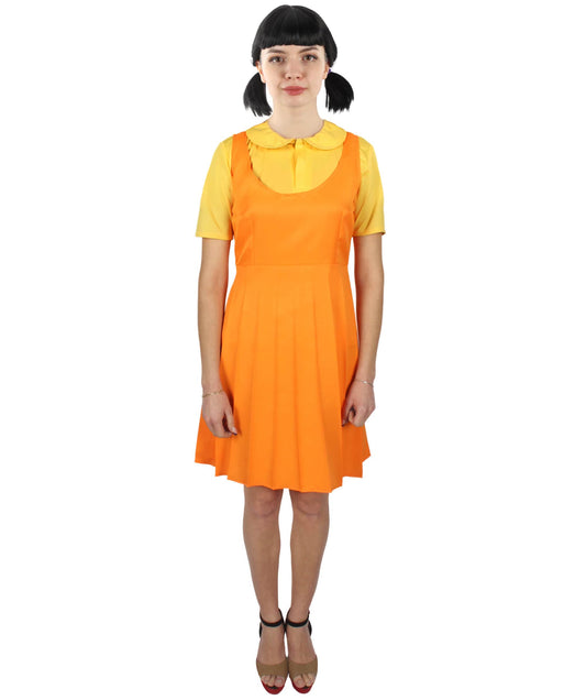 Unisex K-drama Survival Game TV Show Giant Doll Cosplay Costume