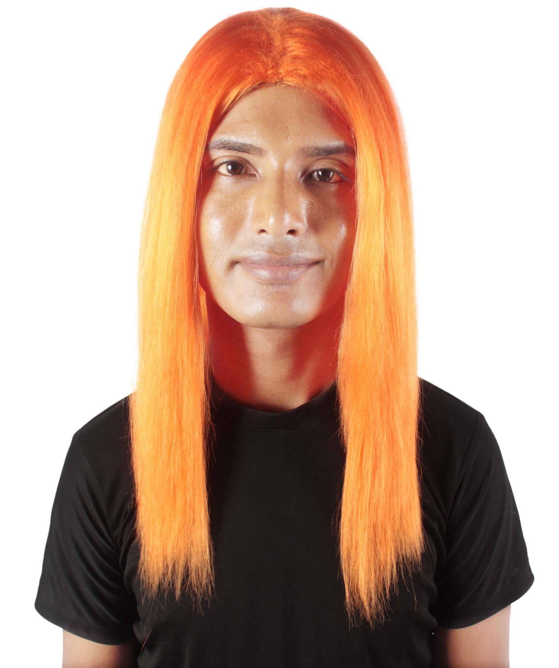 Pumpkin Rainbow Rapper Wig 