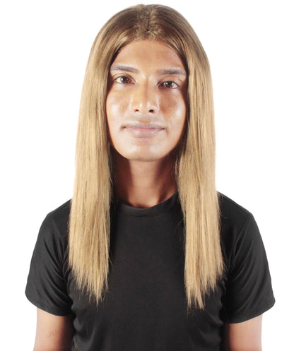 Light Brown Rainbow Rapper Wig