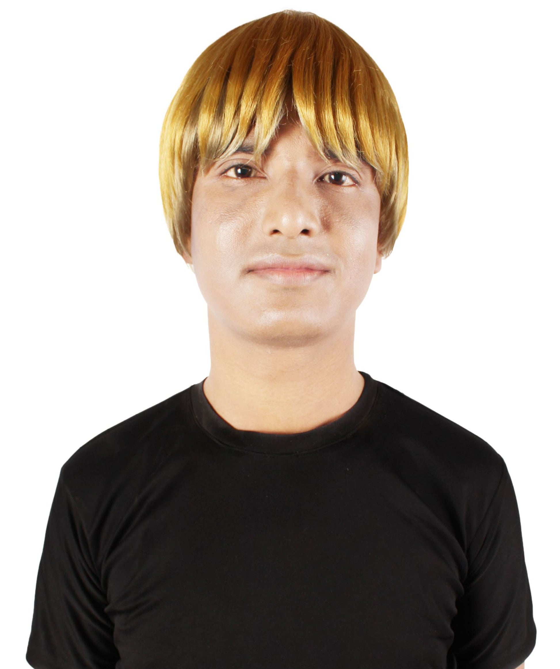 Men's Anime Manga Titan Attack Golden Blonde Undercut Wig