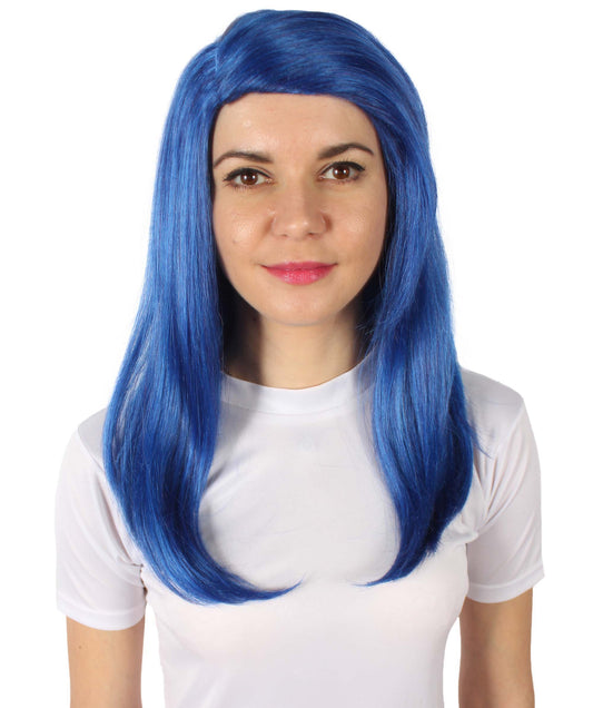 Women's Blue Animated Series Peacekeeper Wig