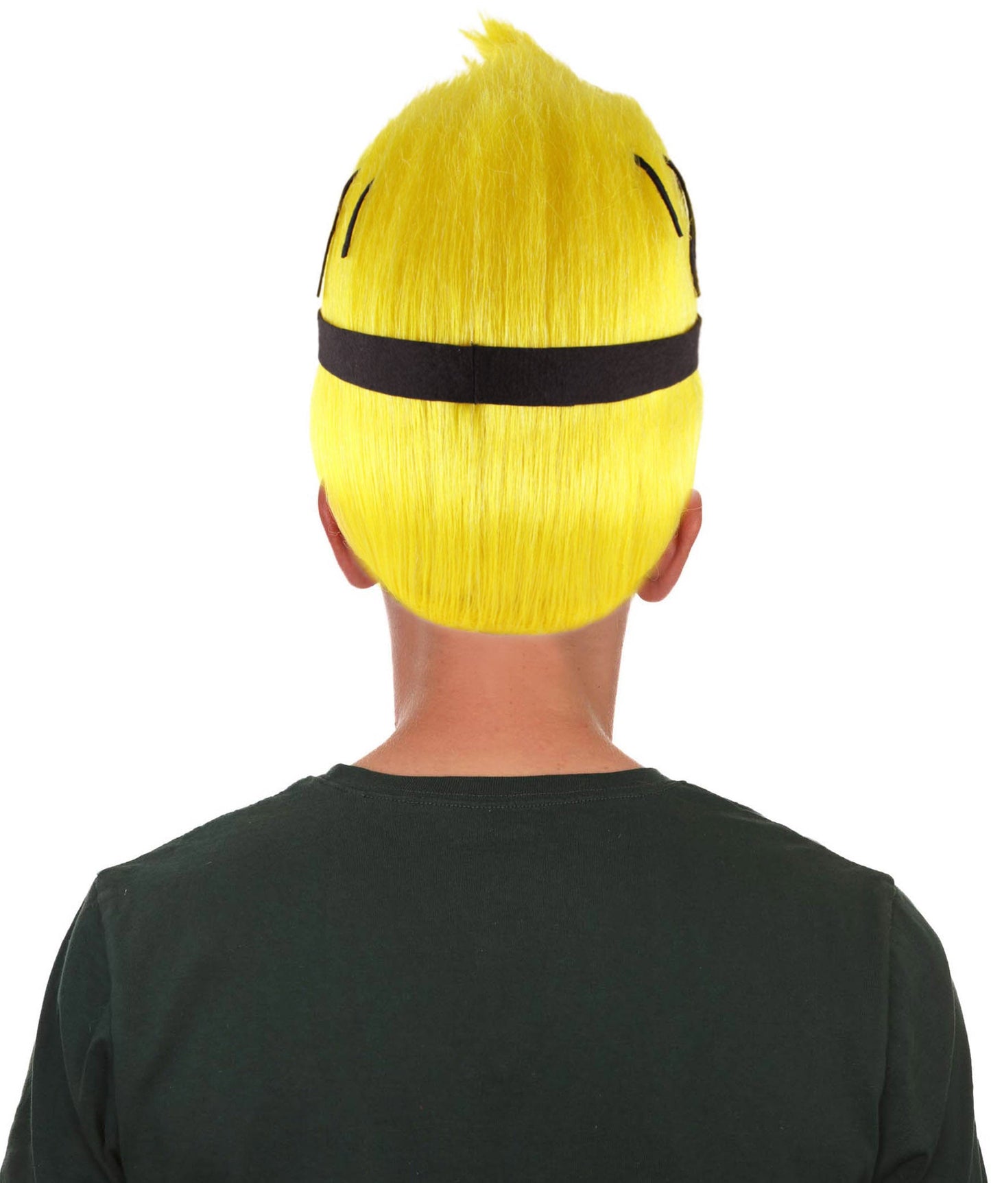 Animation Yellow Mens Wig | Yellow Cartoon Wig | Premium Breathable Capless Cap