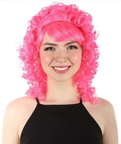 HPO Women's 80's Babe Doll Wig , Multiple Color Options