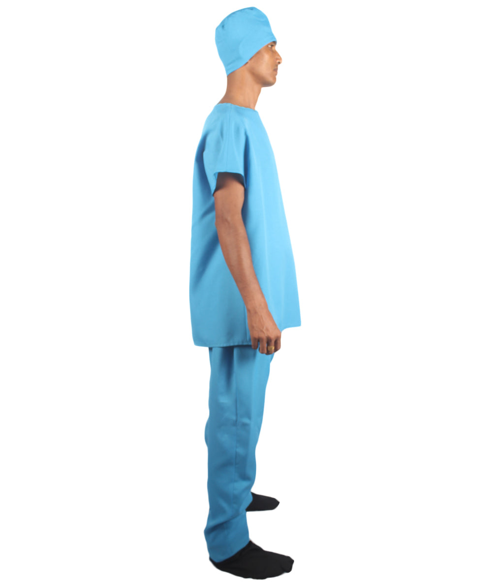 Men's Doctor Uniform Costume | Blue Fancy Costume