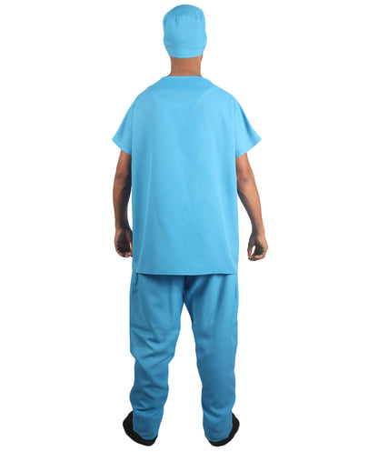 Men's Doctor Uniform Costume | Blue Fancy Costume