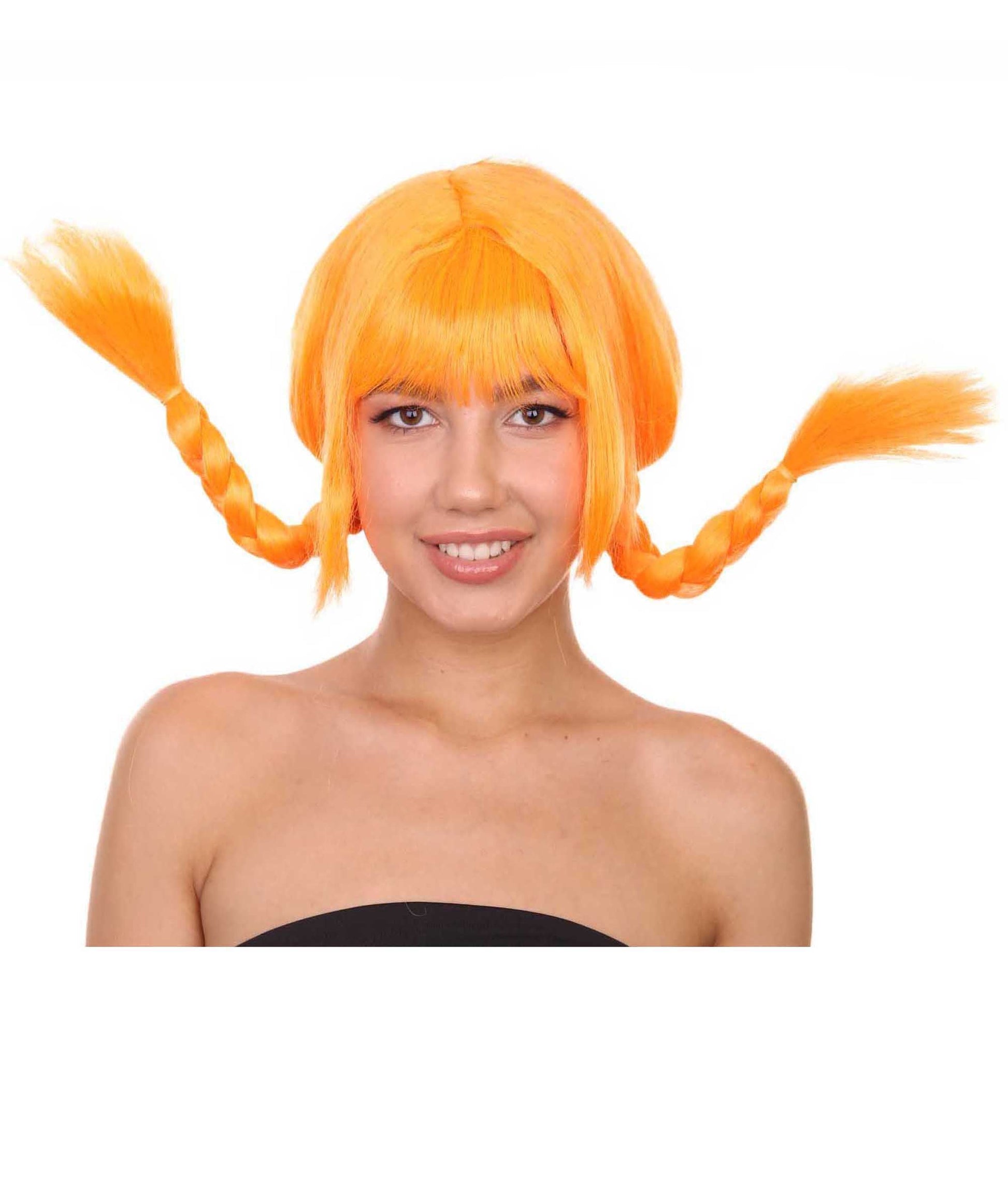 Orange Bavarian Girl Women's Wig