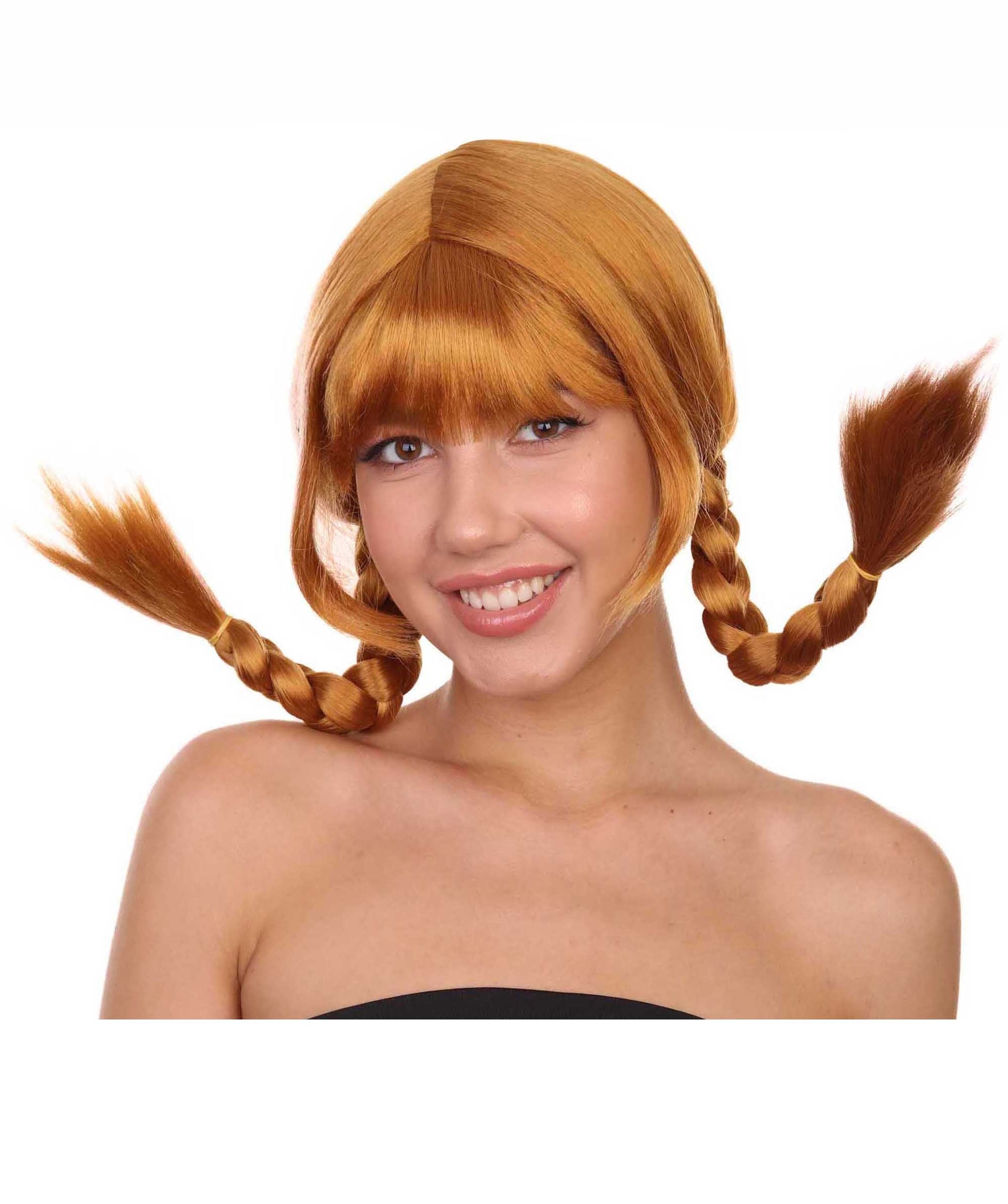 Golden Brown Bavarian Girl Women's Wig