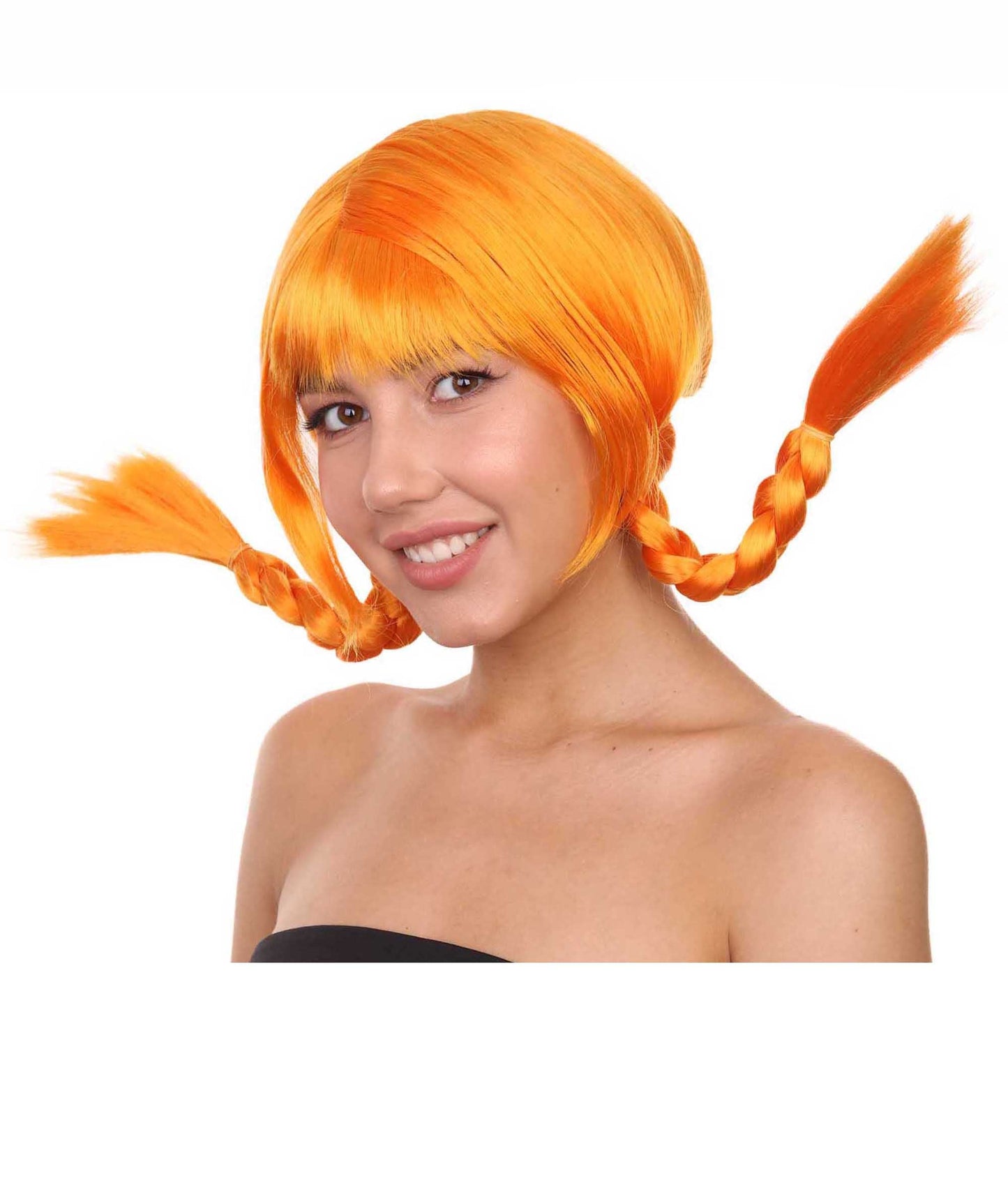 Orange Bavarian Girl Women's Wig