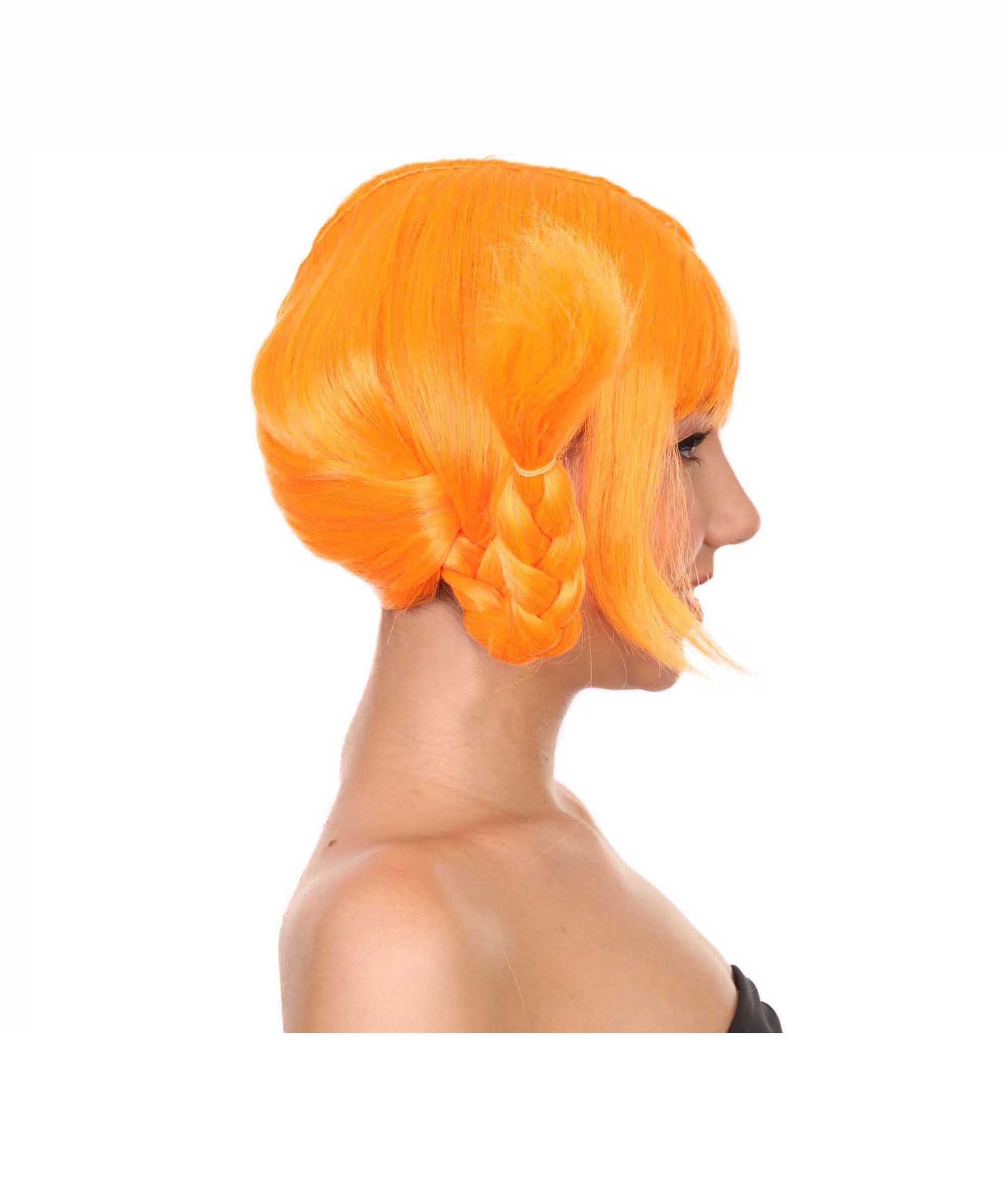 Orange Bavarian Girl Women's Wig