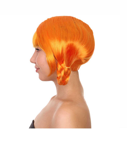 Orange Bavarian Girl Women's Wig