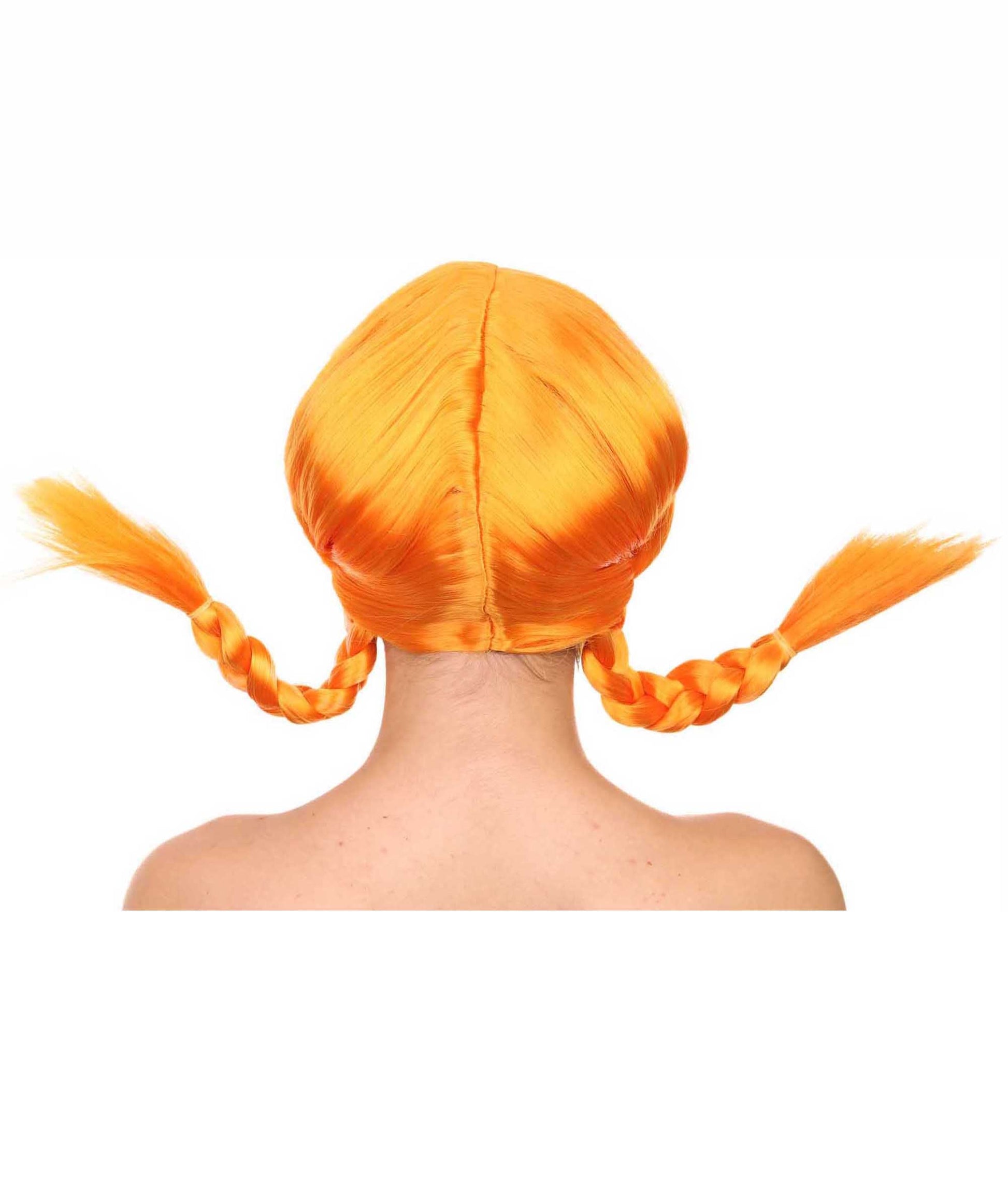 Orange Bavarian Girl Women's Wig