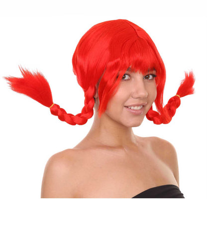 Red Bavarian Girl Women's Wig