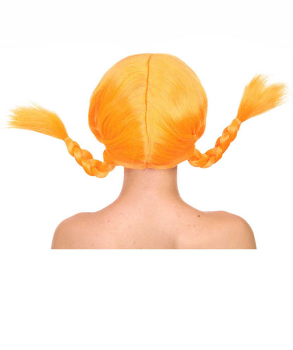 Orange Bavarian Girl Women's Wig