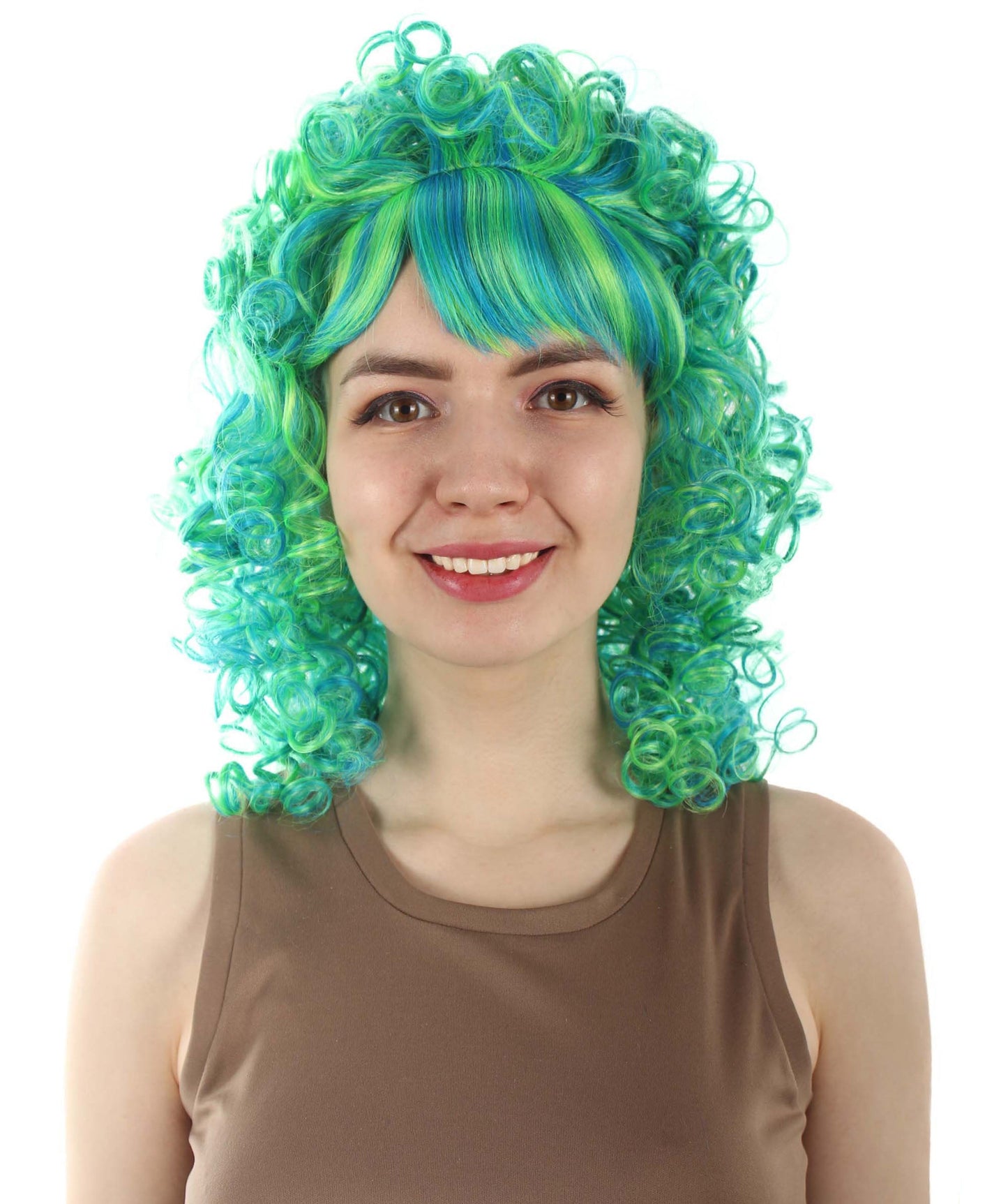 HPO Women's 80's Babe Doll Wig , Multiple Color Options