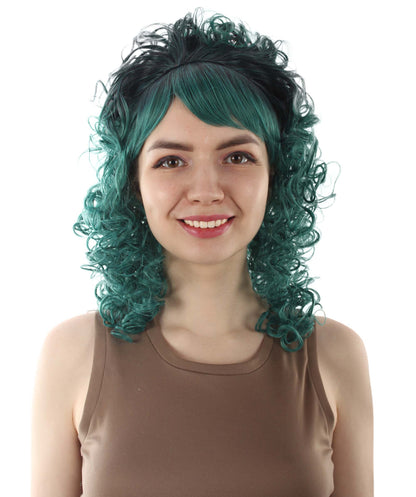 HPO Women's 80's Babe Doll Wig , Multiple Color Options