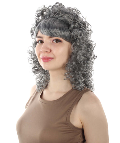 HPO Women's 80's Babe Doll Wig , Multiple Color Options