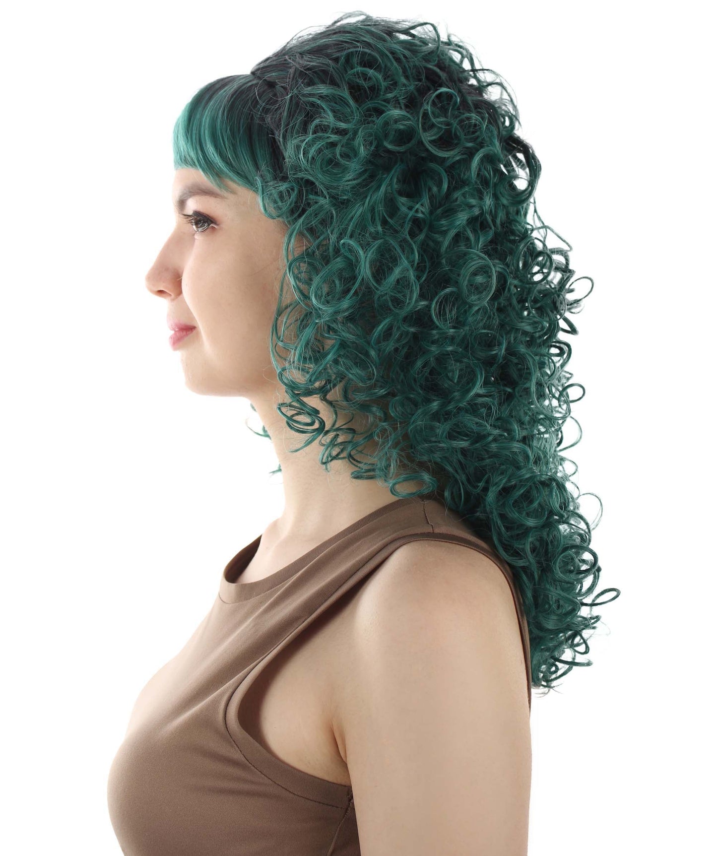 HPO Women's 80's Babe Doll Wig , Multiple Color Options
