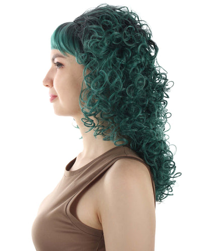 HPO Women's 80's Babe Doll Wig , Multiple Color Options