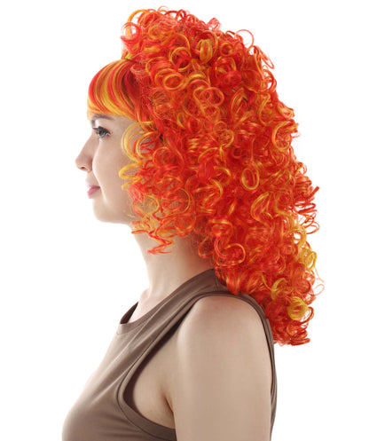 HPO Women's 80's Babe Doll Wig , Multiple Color Options