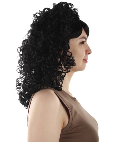 HPO Women's 80's Babe Doll Wig , Multiple Color Options