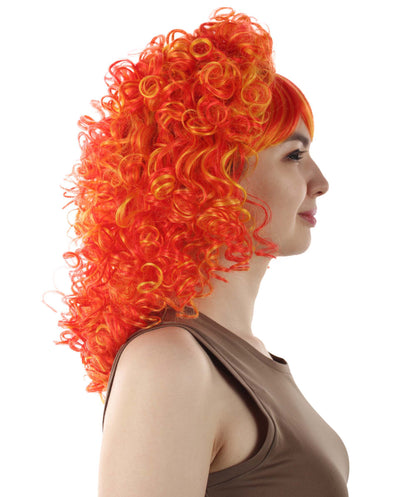 HPO Women's 80's Babe Doll Wig , Multiple Color Options