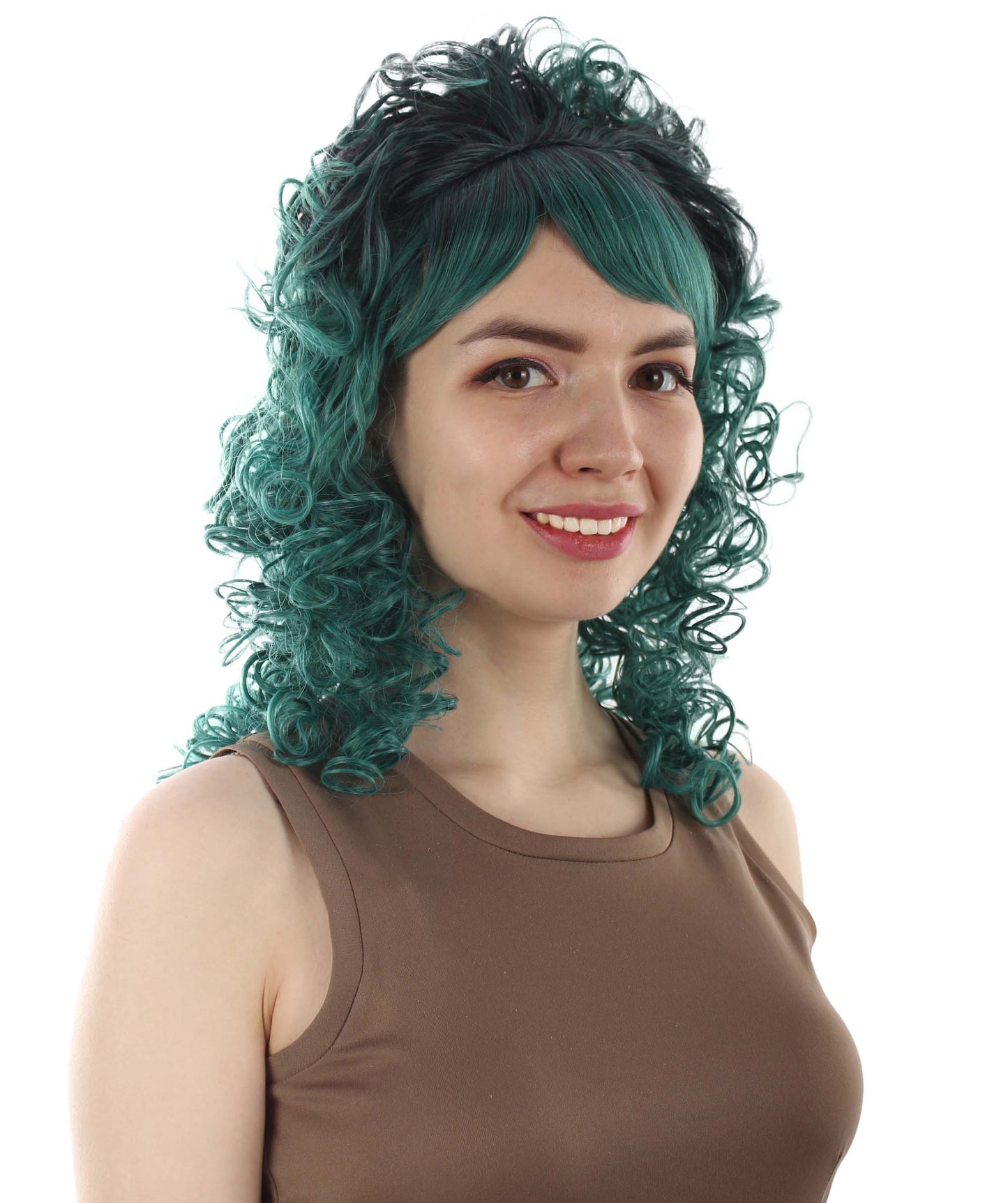 HPO Women's 80's Babe Doll Wig , Multiple Color Options