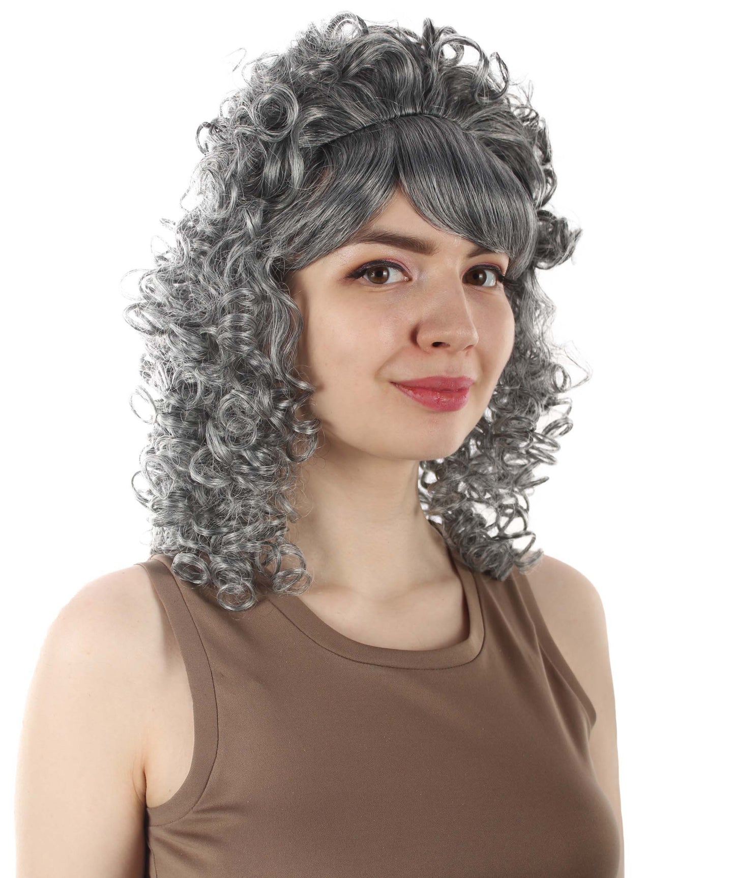 HPO Women's 80's Babe Doll Wig , Multiple Color Options