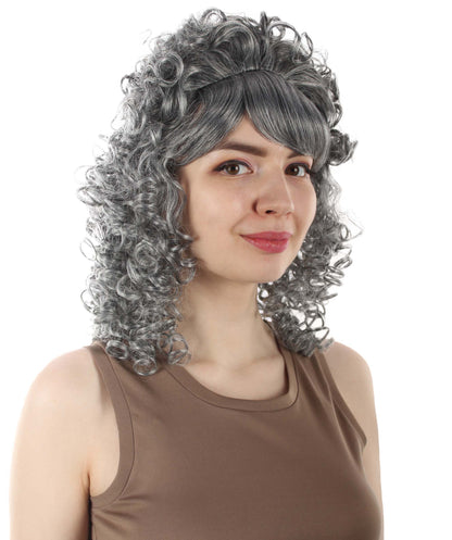 HPO Women's 80's Babe Doll Wig , Multiple Color Options