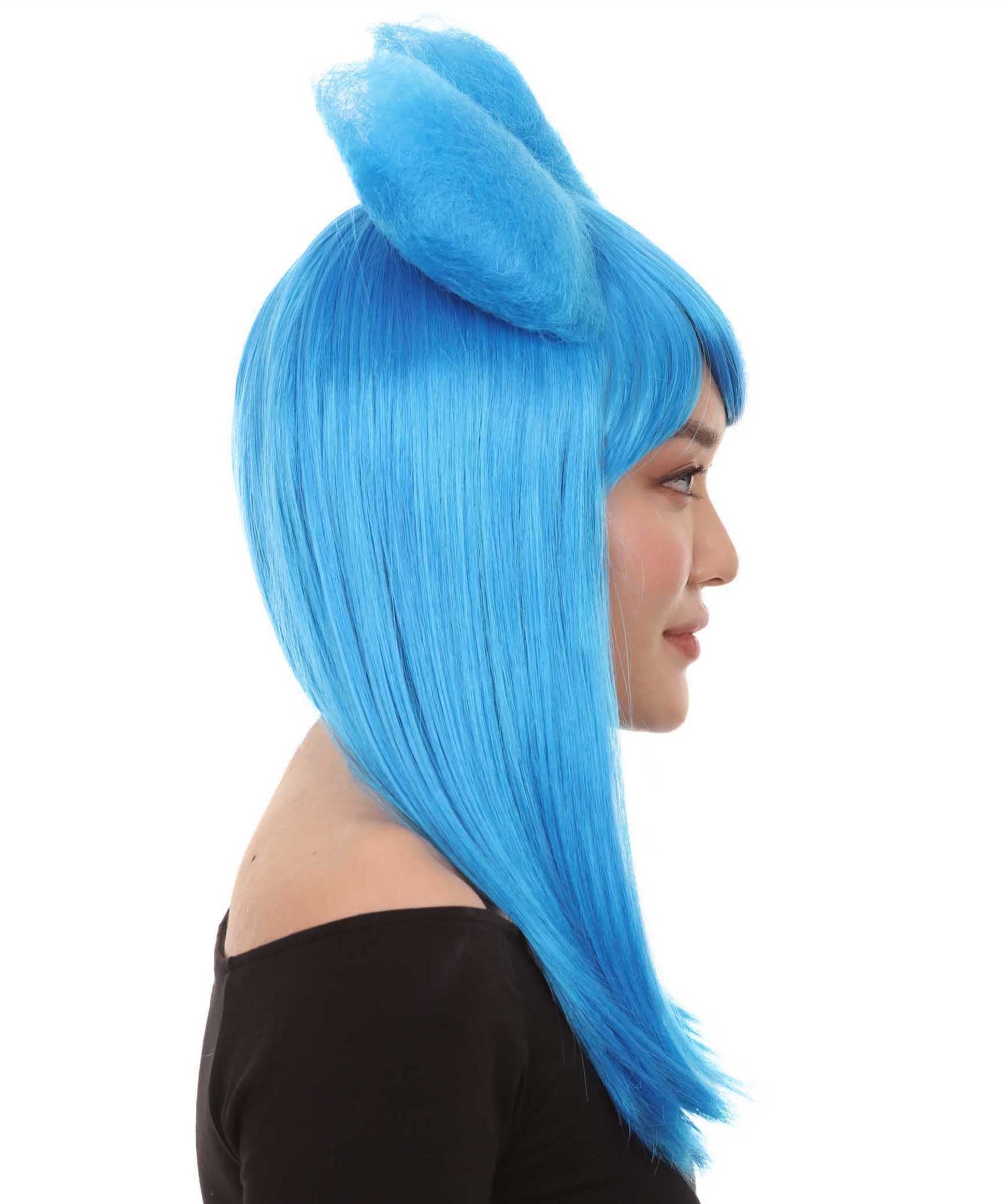 Blue Long Butterfly Womens Wigs collection